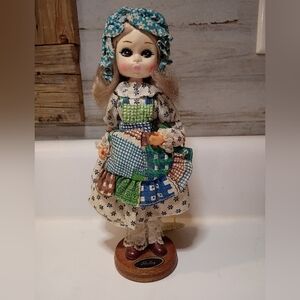 1978 Bradley Vintage Patchwork Doll Shelley